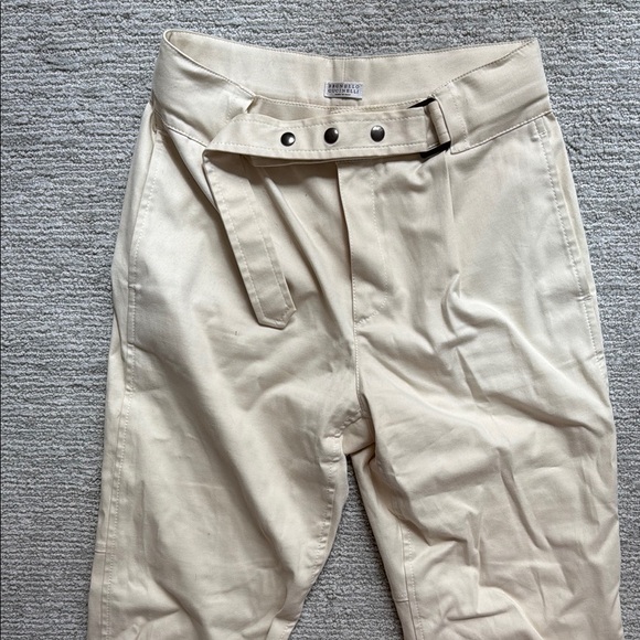 Brunello Cucinelli Cream Pants
